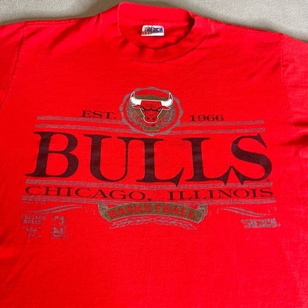Vintage Chicago Bull Short Sleeve Tee size L 1992